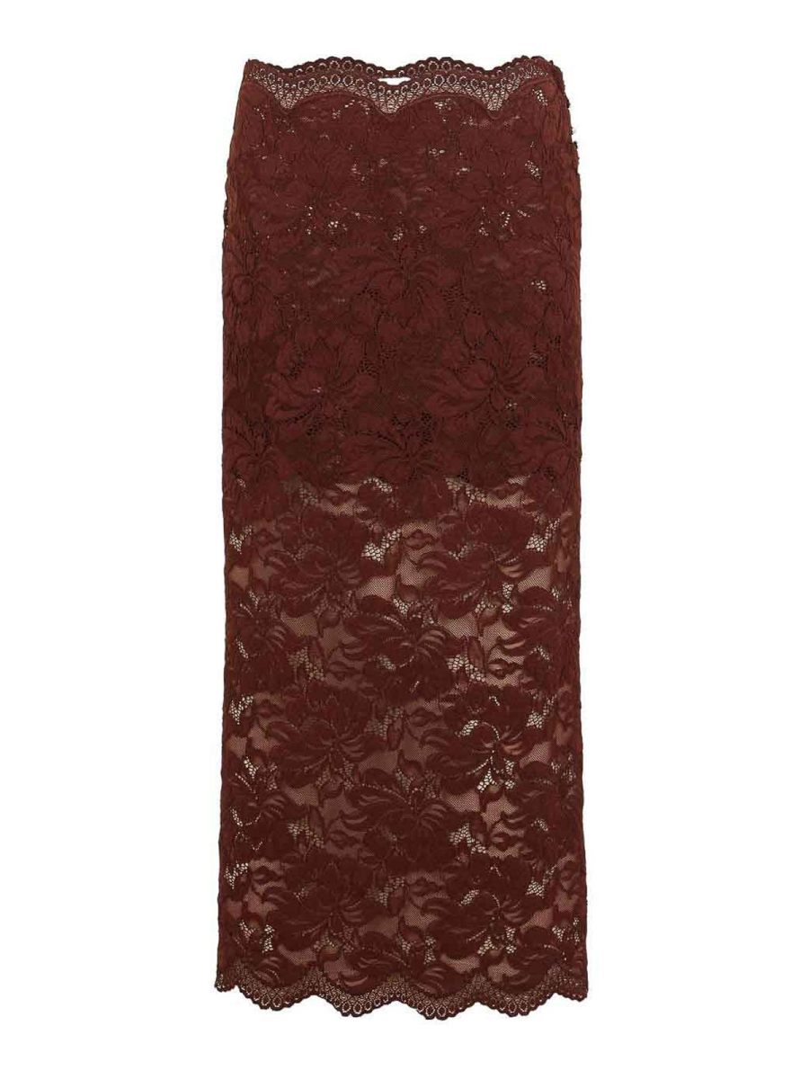 Rabanne Jupe Midi - Marron