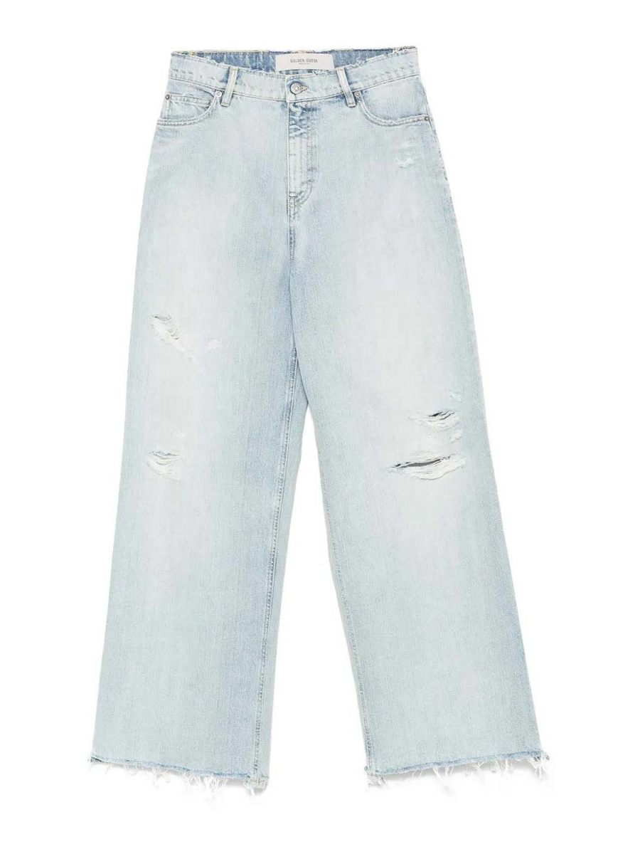 Golden Goose Jean Bootcut - Bleu