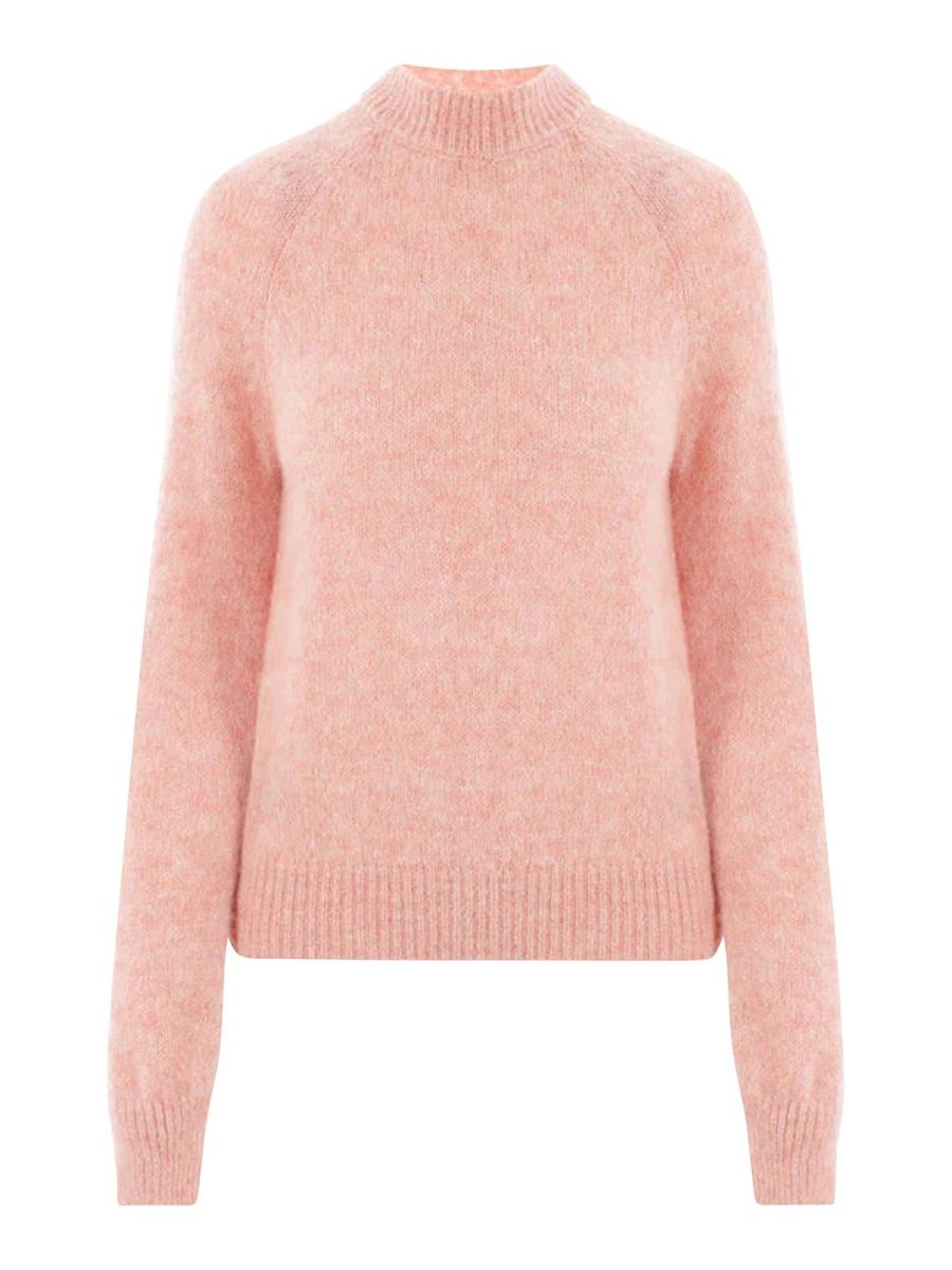 Dries Van Noten Pull Col Bateau - Rose