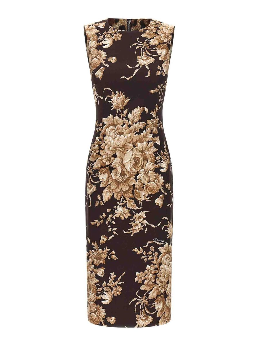 Dolce & Gabbana Robe Au Genou - Multicolore