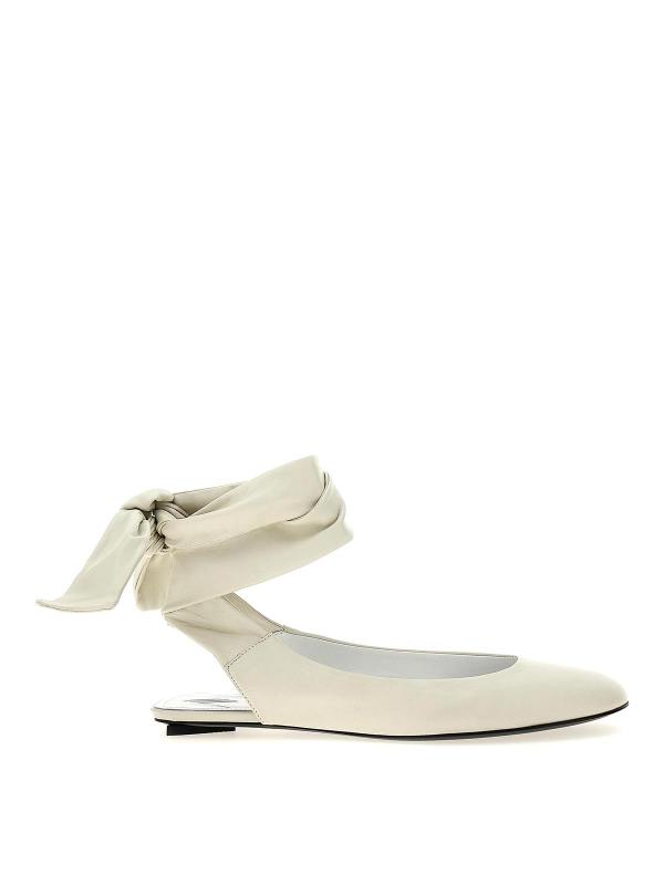 The Attico Ballerines - Blanc