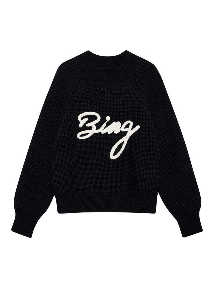 Anine Bing Pull Col Rond - Noir