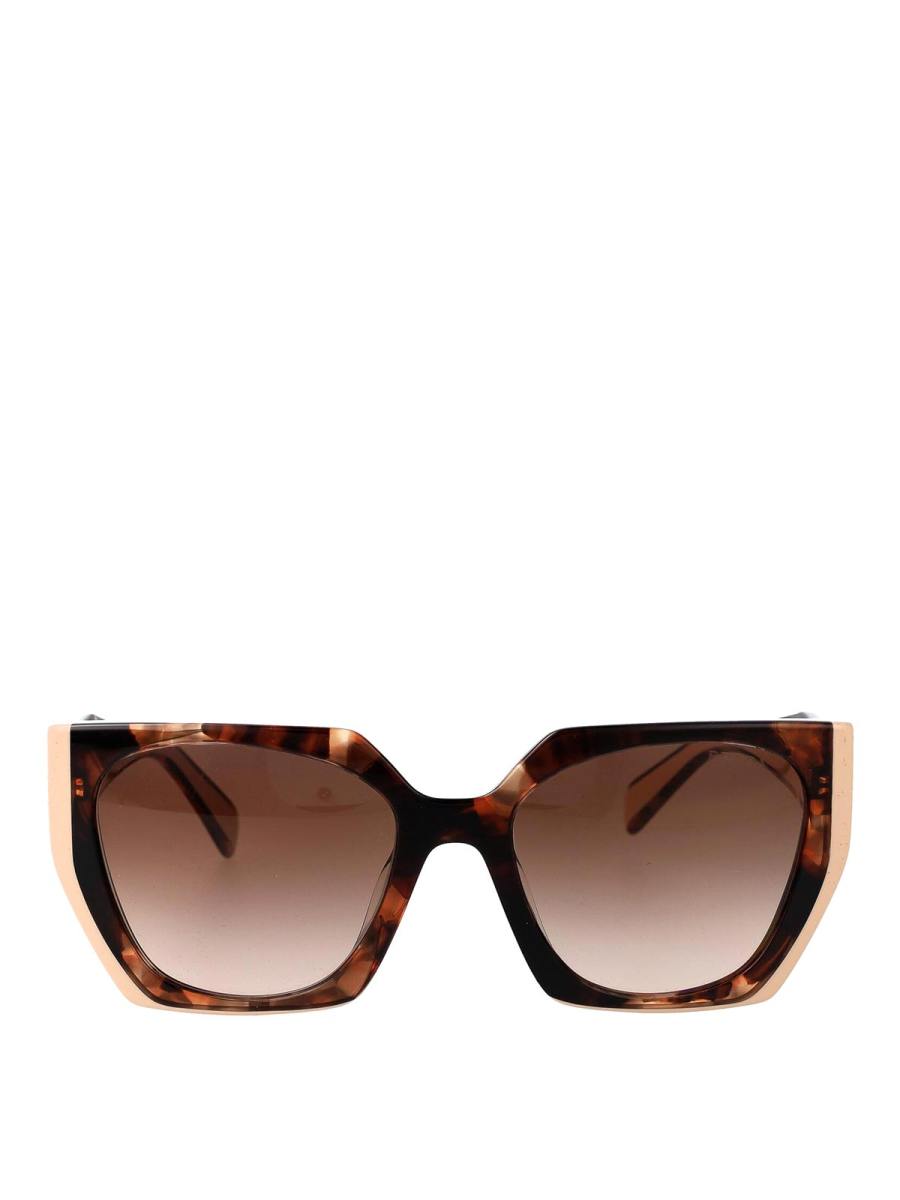 Prada Lunettes De Soleil - Marron