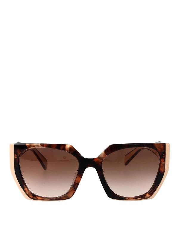 Prada Lunettes De Soleil - Marron