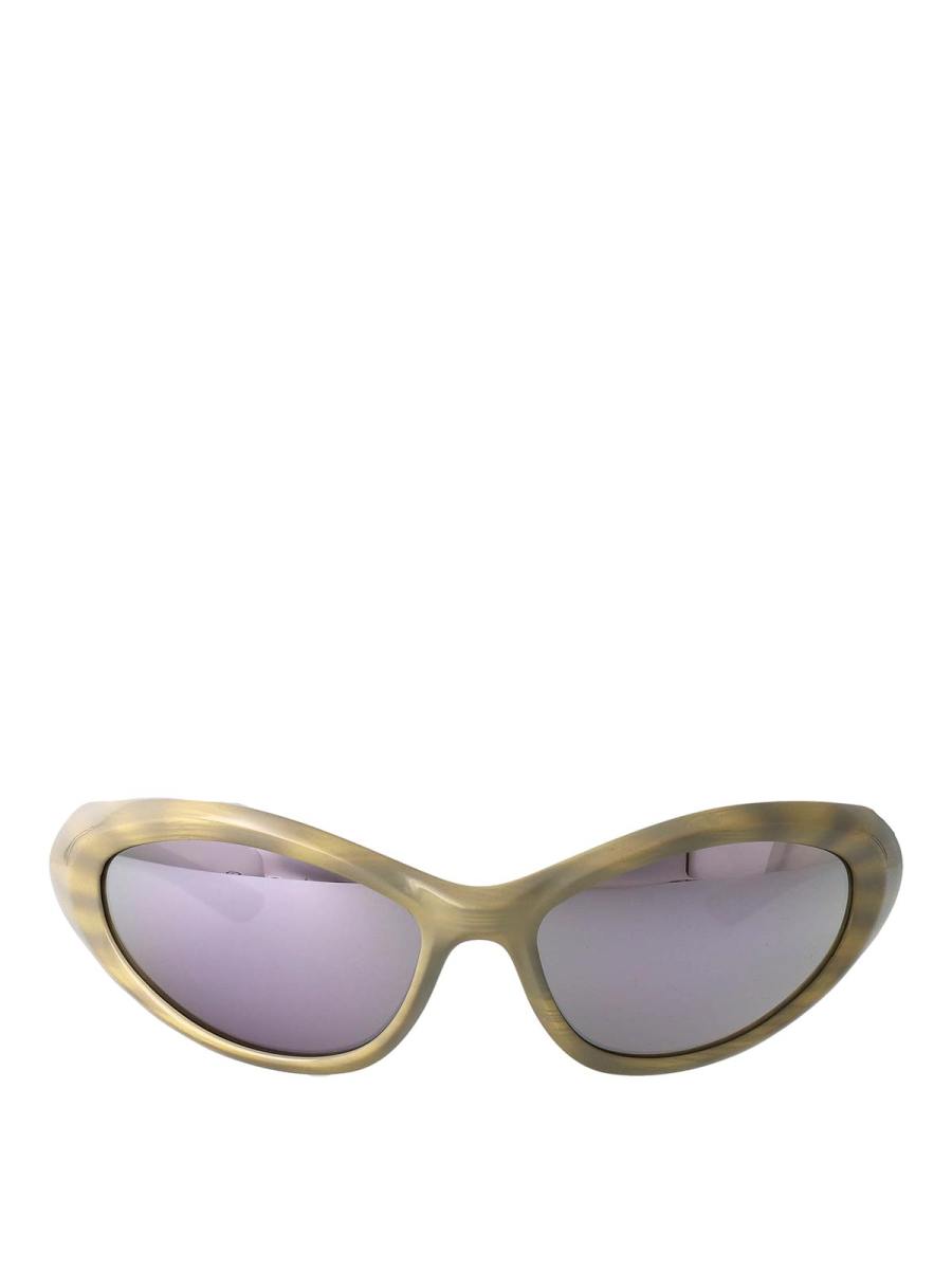 Balenciaga Lunettes De Soleil - Blanc