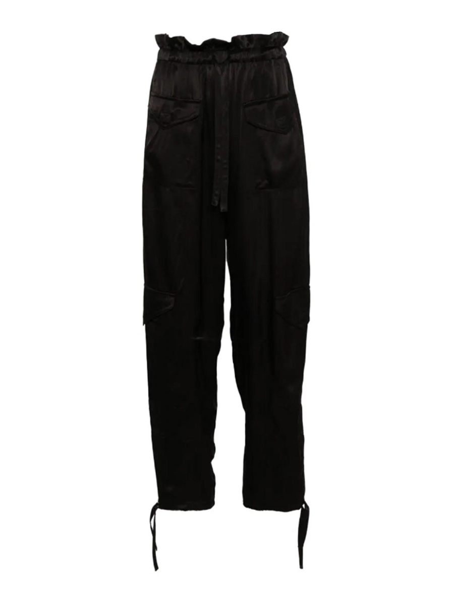 Ganni Pantalons Décontractés - Noir