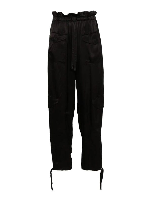 Ganni Pantalons Décontractés - Noir