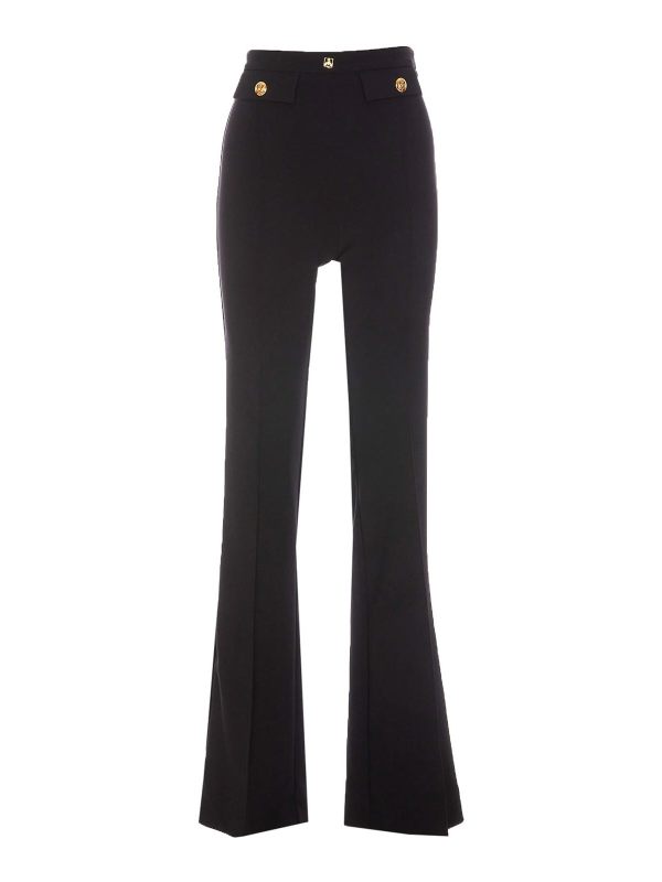 Elisabetta Franchi Pantalons Décontractés - Noir