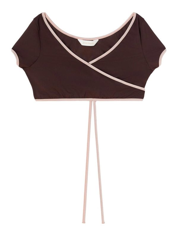 Palm Angels Maillot De Bain - Marron