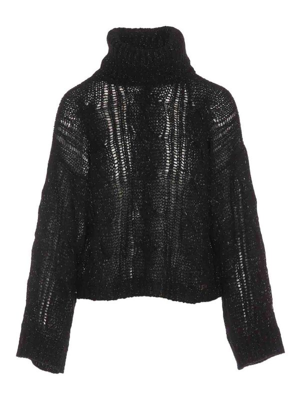 Liu Jo Pull Col Rond - Noir