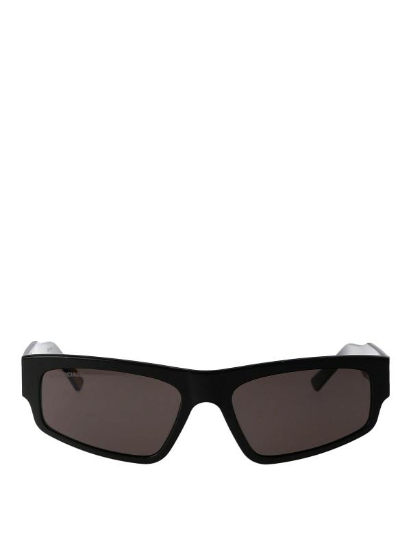 Balenciaga Lunettes De Soleil - Noir
