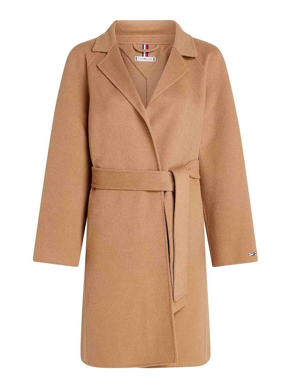 Tommy Hilfiger Manteau Court - Marron