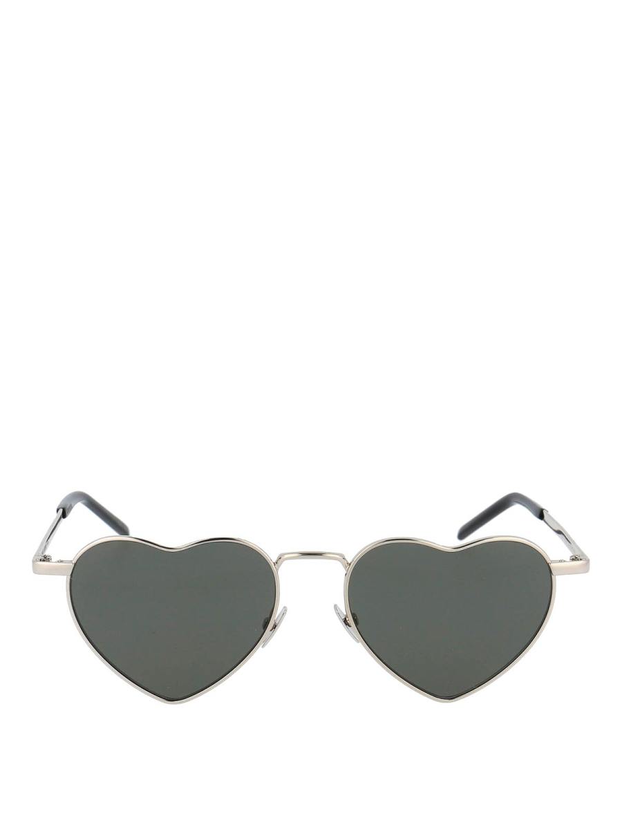 Saint Laurent Lunettes De Soleil - Argent