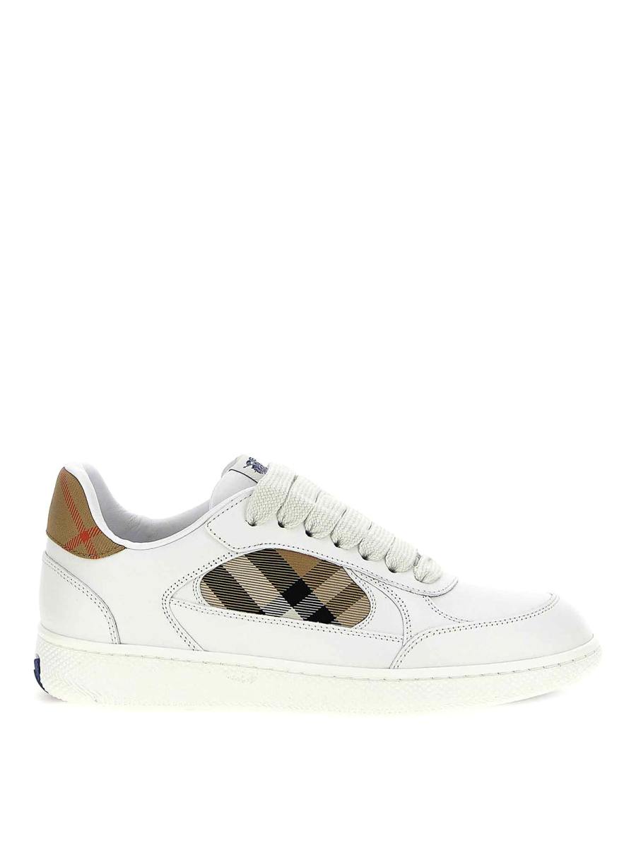 Burberry Baskets - Blanc
