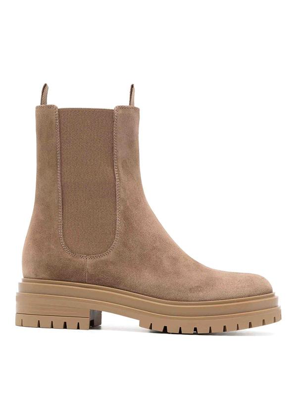 Gianvito Rossi Baskets - Camel