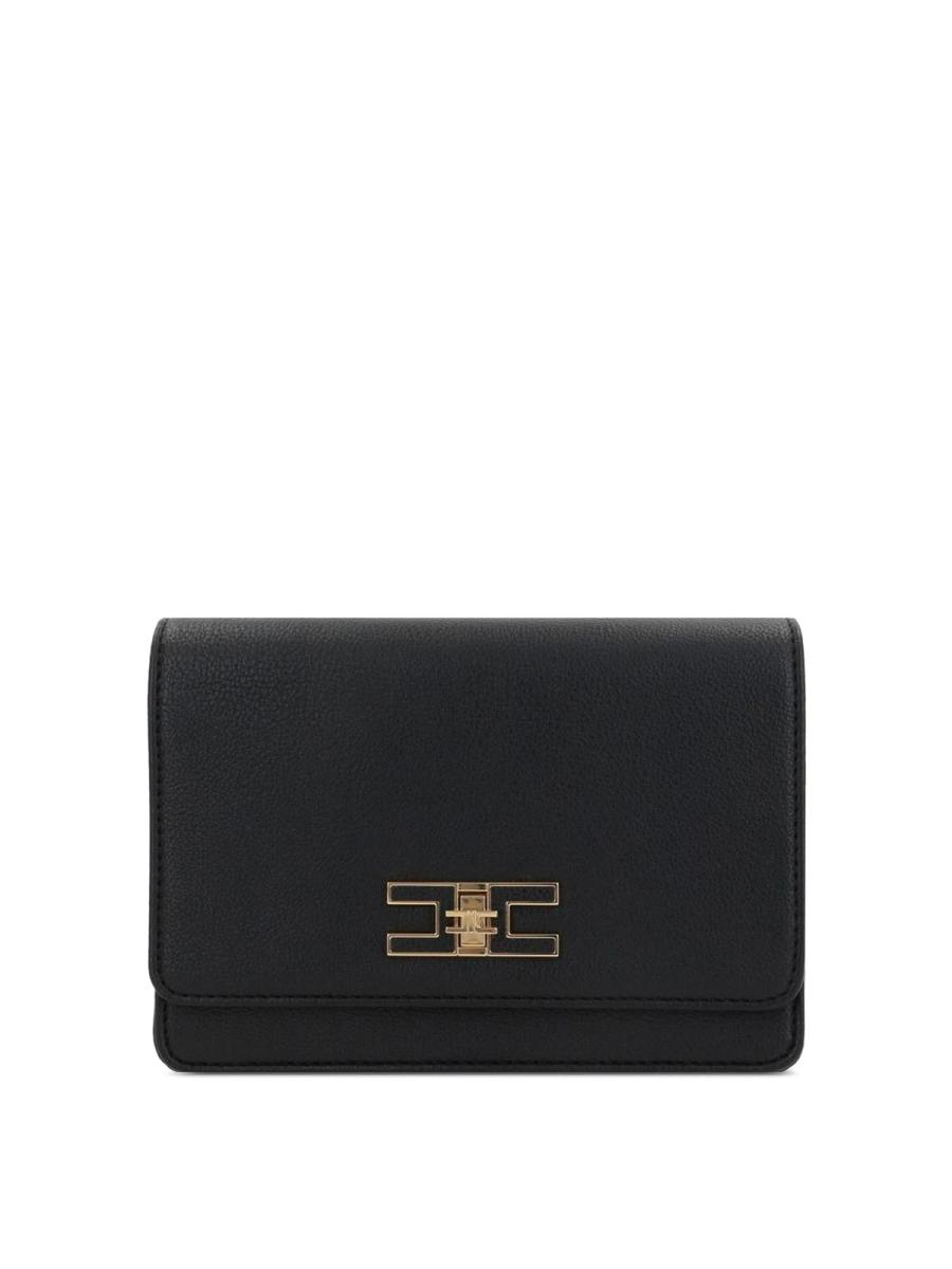 Elisabetta Franchi Sac Porté Épaule - Noir