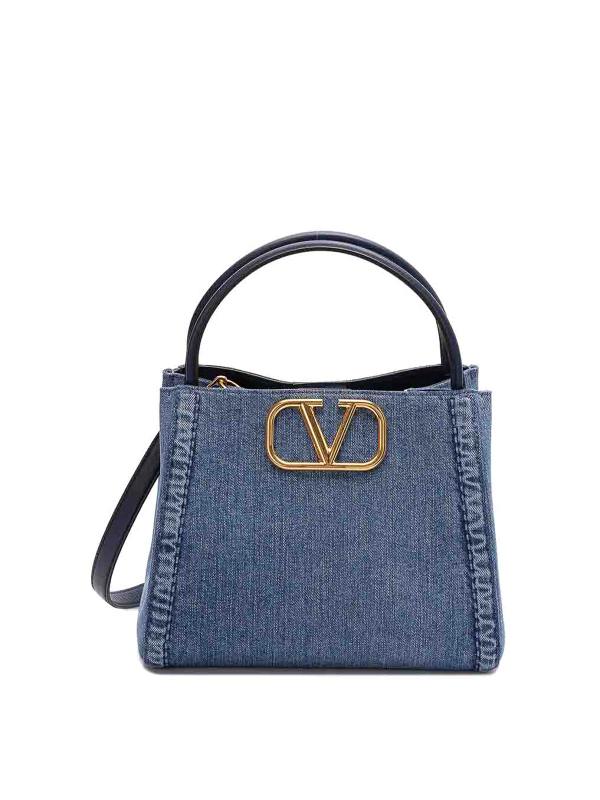 Valentino Garavani Sac Bandoulière - Foncé Délavé