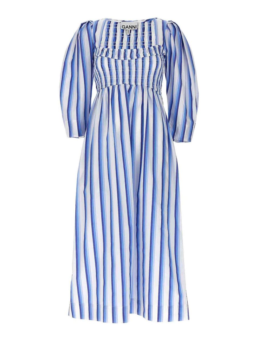 Ganni Robe Au Genou - Multicolore