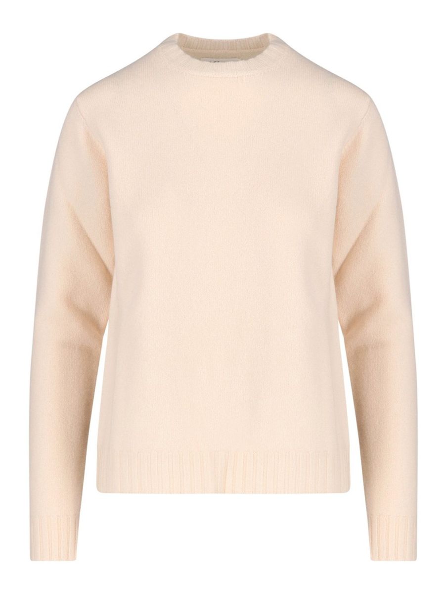 Jil Sander Pull Col Rond - Blanc