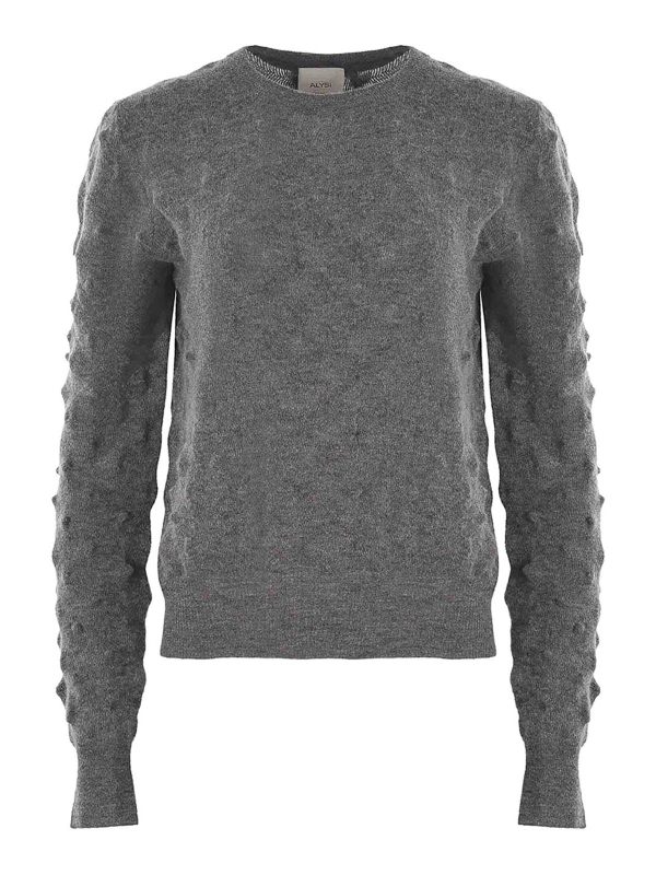Alysi Pull Col Rond - Gris