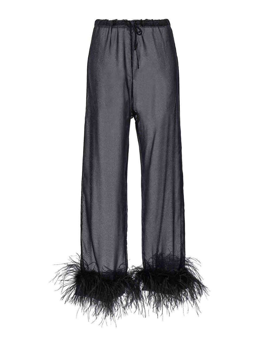 Oséree Pantalons Décontractés - Noir