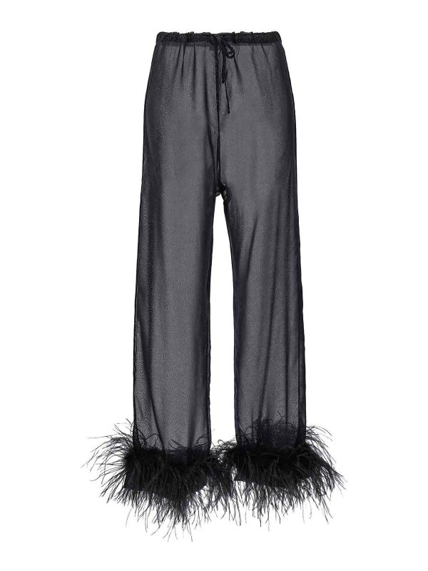 Oséree Pantalons Décontractés - Noir