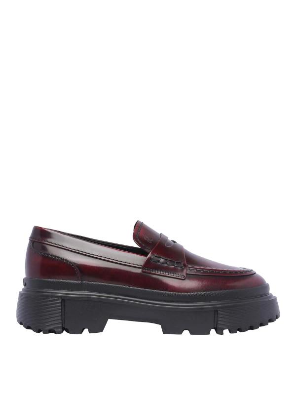 Hogan Mocassins - Rouge Brun