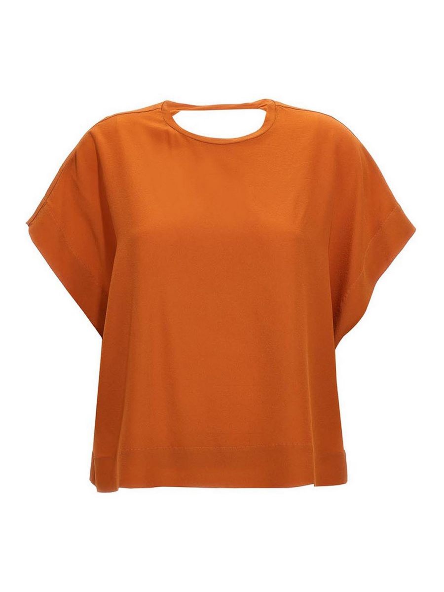 Nude Blouse - Orange
