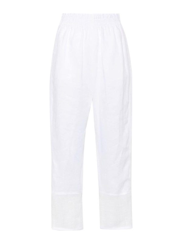 Emporio Armani Pantalons Décontractés - Blanc