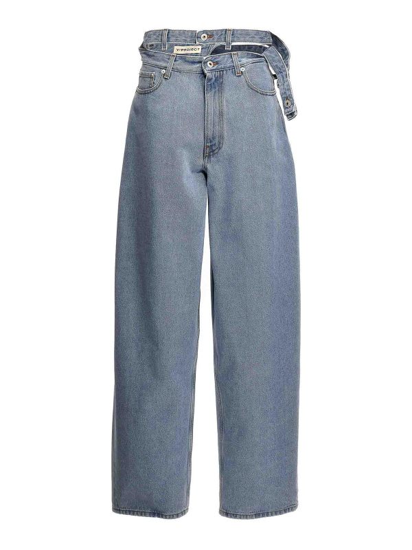 Y/Project Jean Bootcut - Bleu Clair