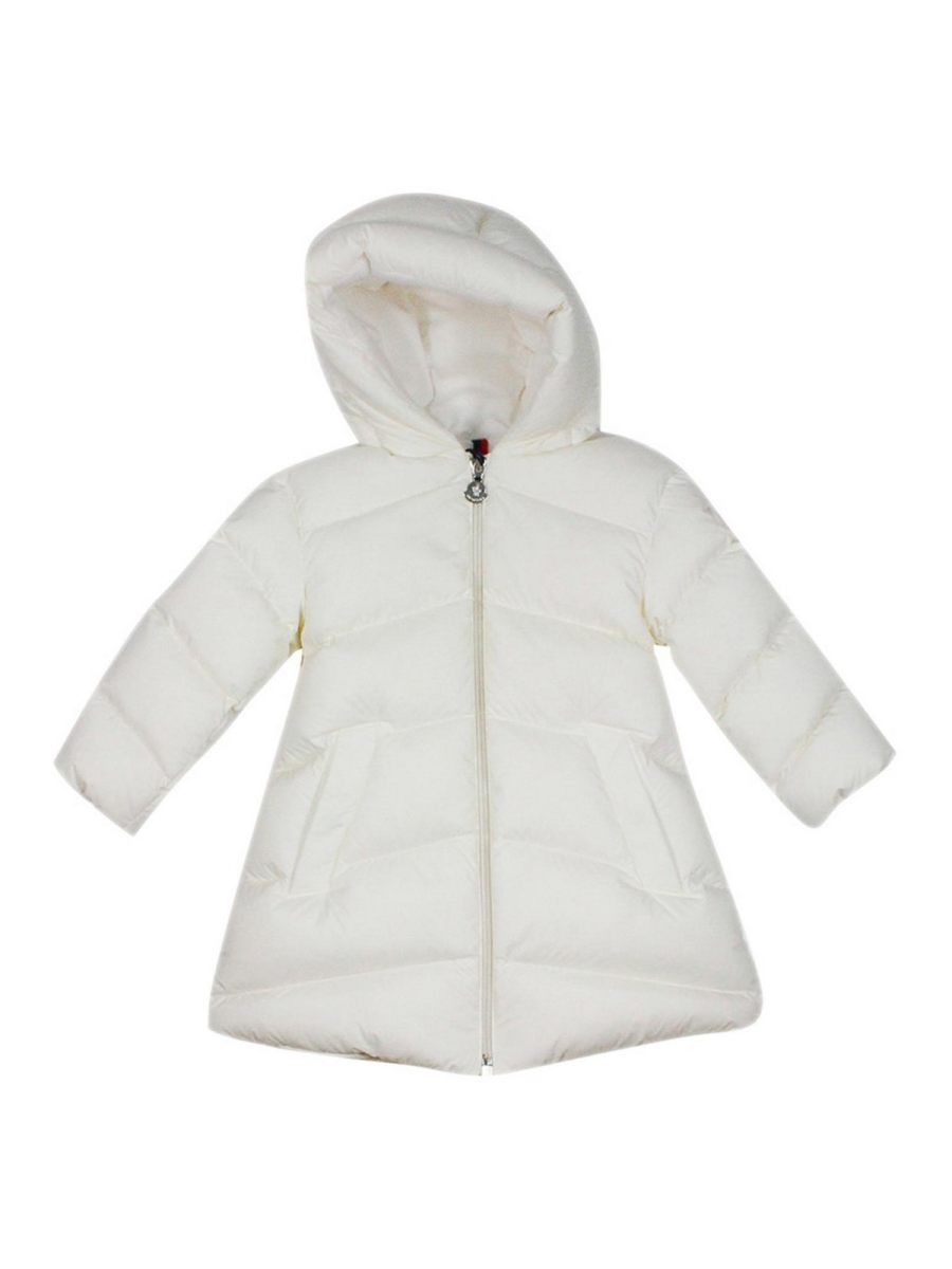 Moncler Jr Manteau Court - Blanc