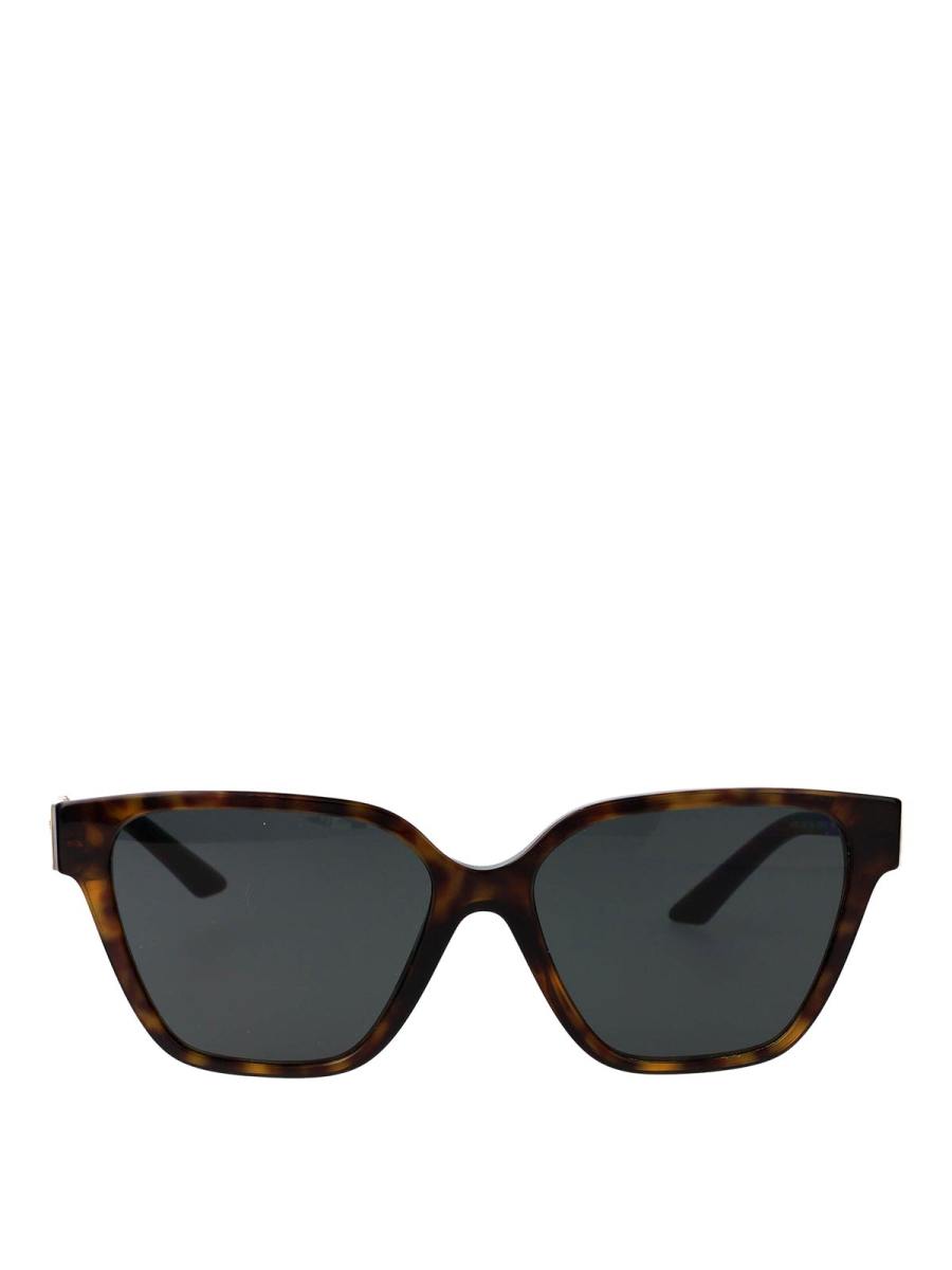 Versace Lunettes De Soleil - Marron