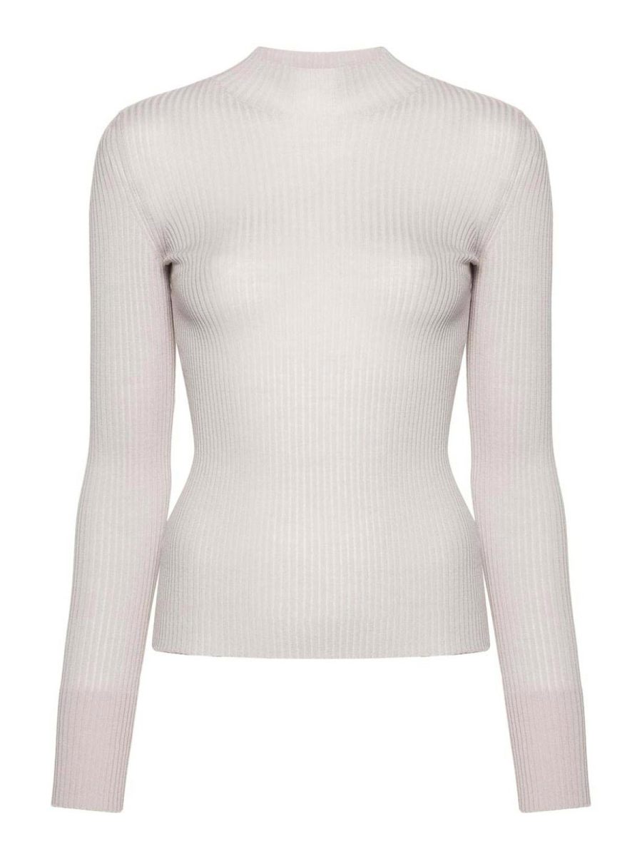 MRZ Pull Col Roulé - Gris Clair