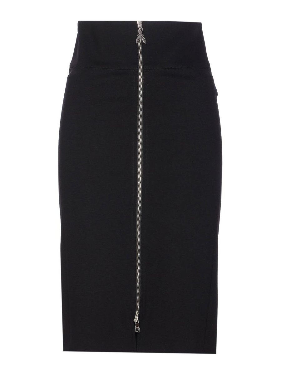 Patrizia Pepe Jupe Midi - Noir