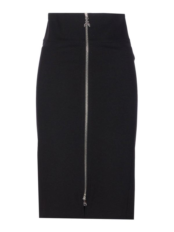 Patrizia Pepe Jupe Midi - Noir