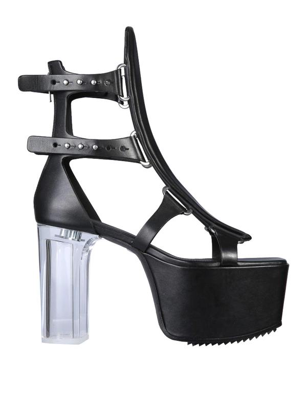Rick Owens Sandales - Noir