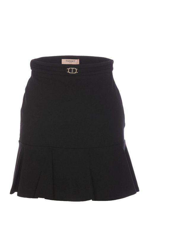 Twinset Jupe Midi - Noir