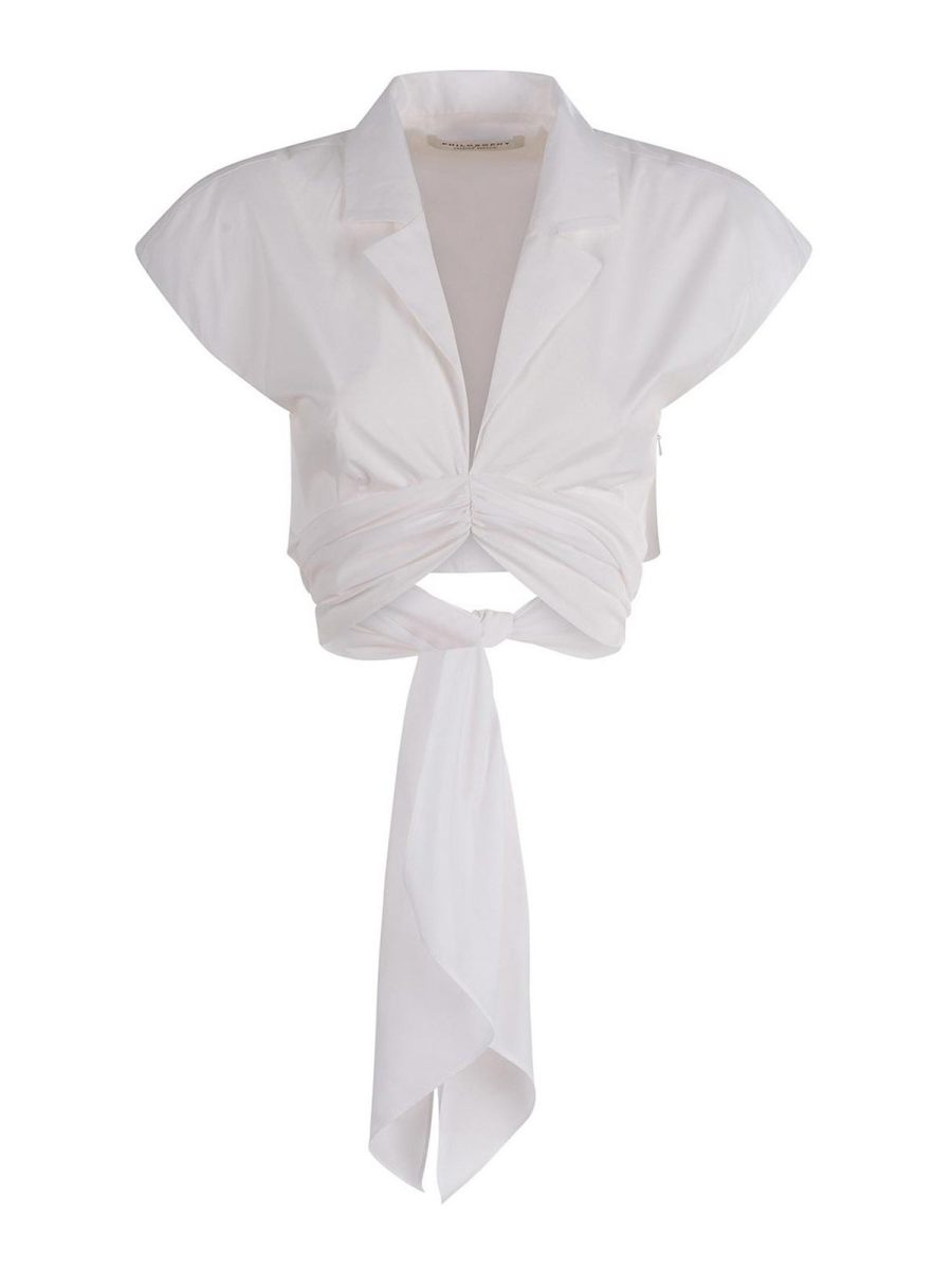 Philosophy di Lorenzo Serafini Chemise - Blanc