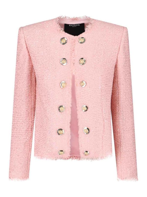 Balmain Veste Casual - Couleur Chair
