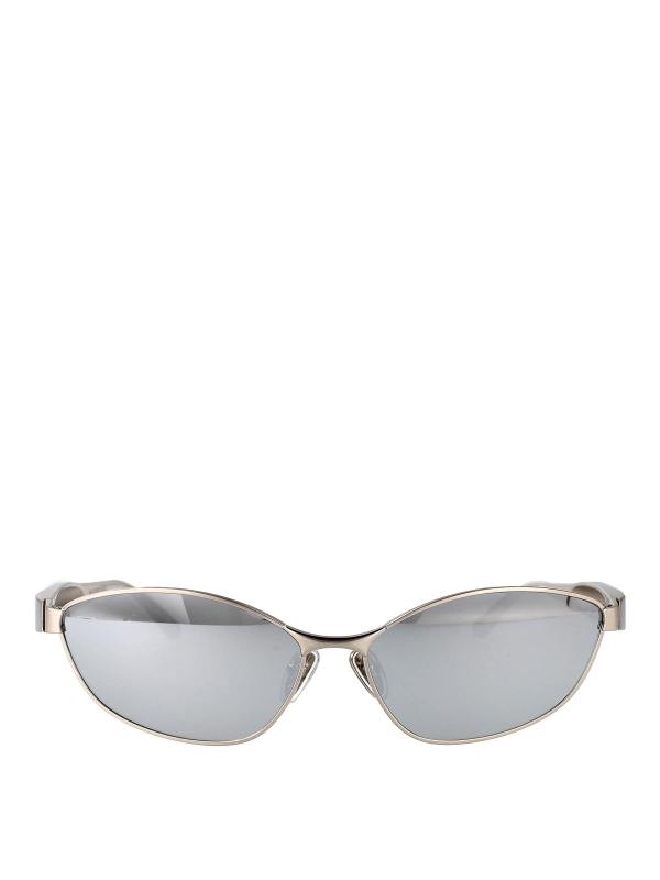 Balenciaga Lunettes De Soleil - Argent