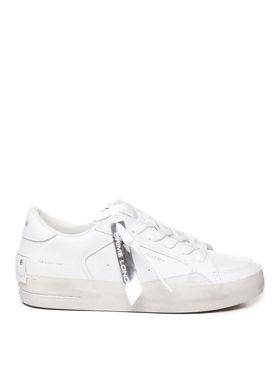 Crime London Baskets - Blanc