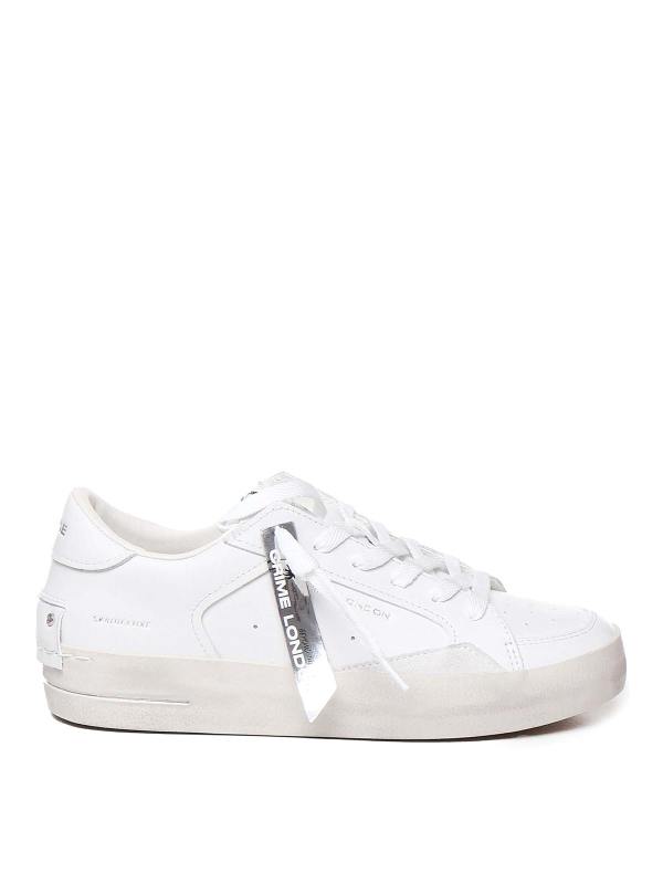 Crime London Baskets - Blanc