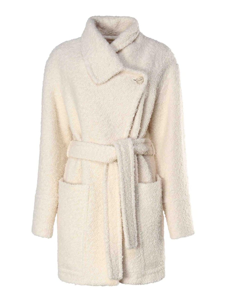 Genny Manteau Court - Blanc