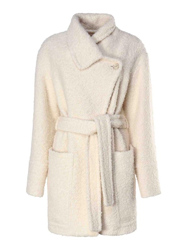 Genny Manteau Court - Blanc