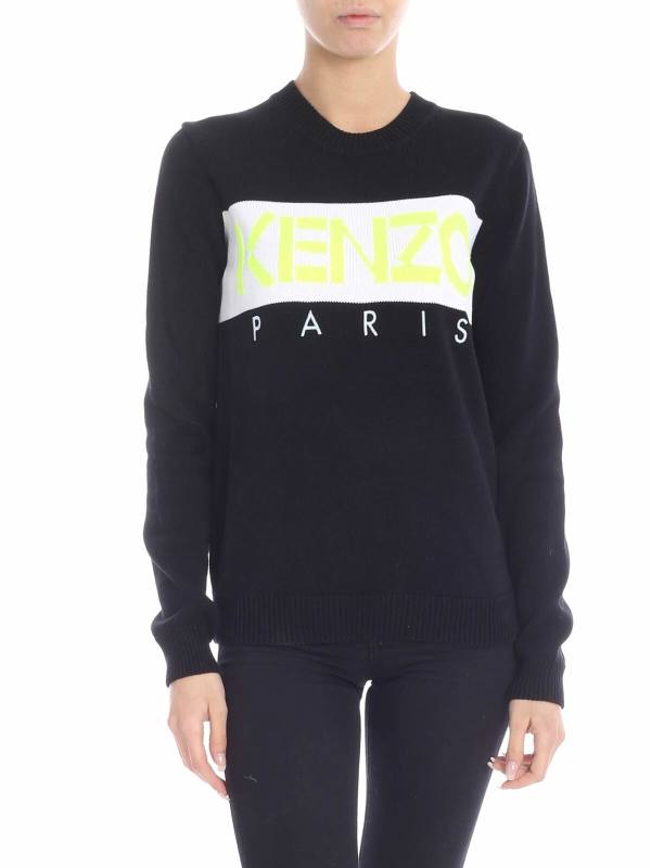 Kenzo Pull Col Rond - Noir