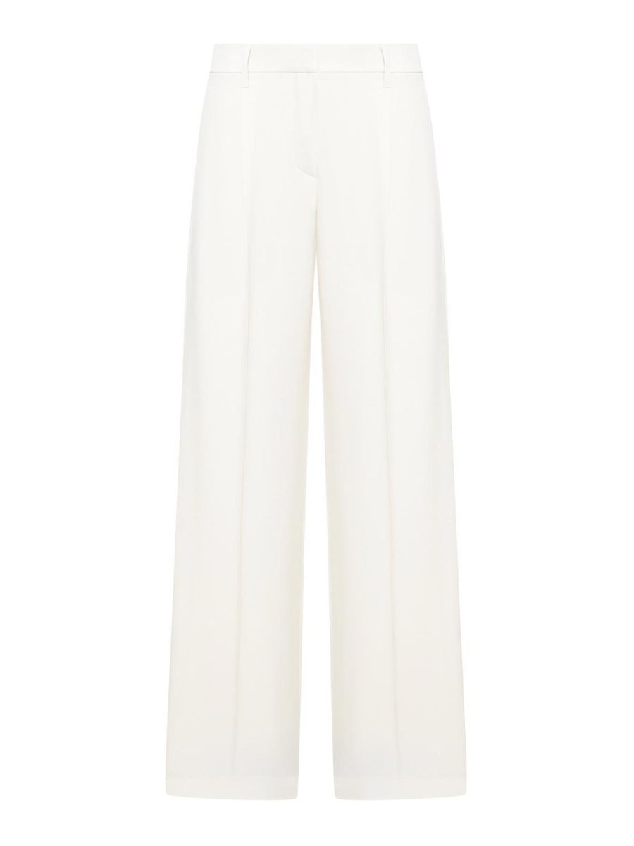Brunello Cucinelli Pantalons Décontractés - Blanc