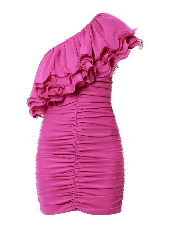 Rotate Birger Christensen Robe Au Genou - Violet