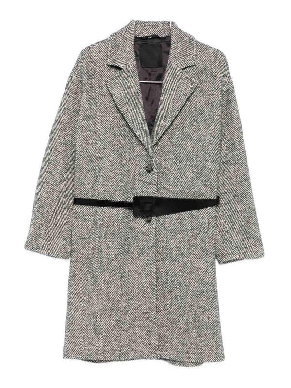 Liu Jo Manteau Court - Gris