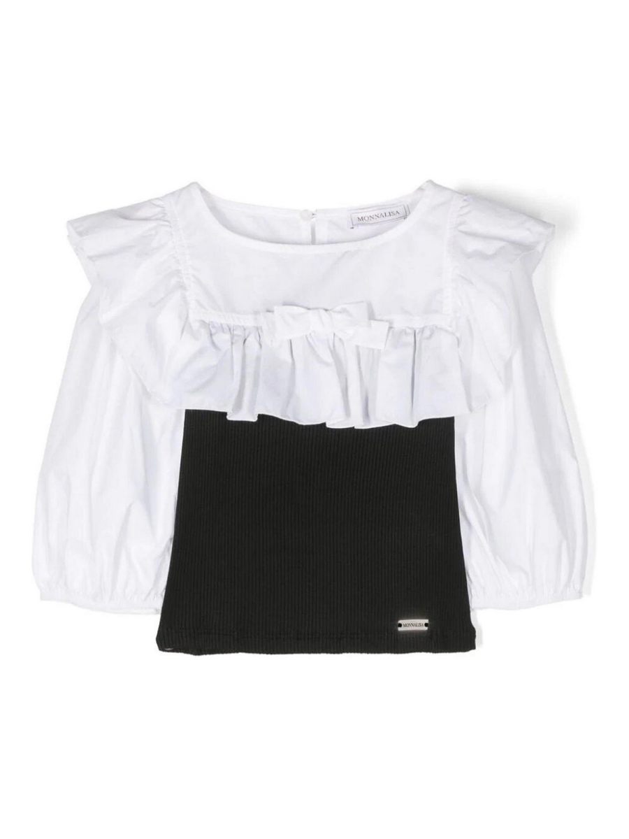 Monnalisa Top - Blanc