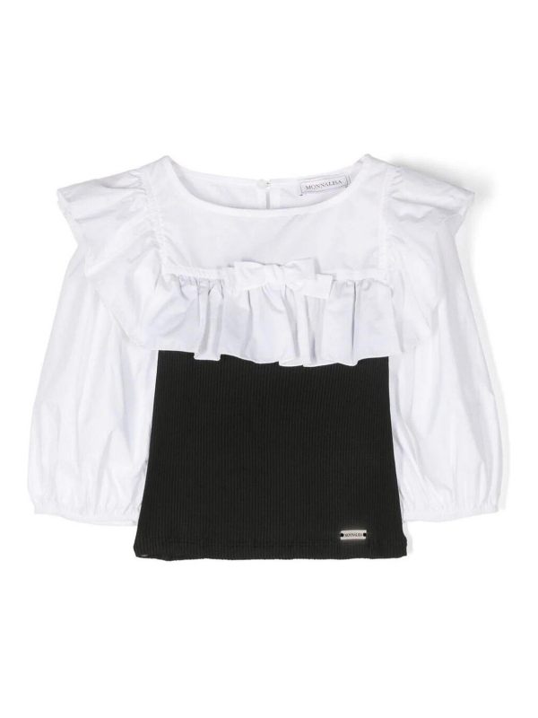 Monnalisa Top - Blanc